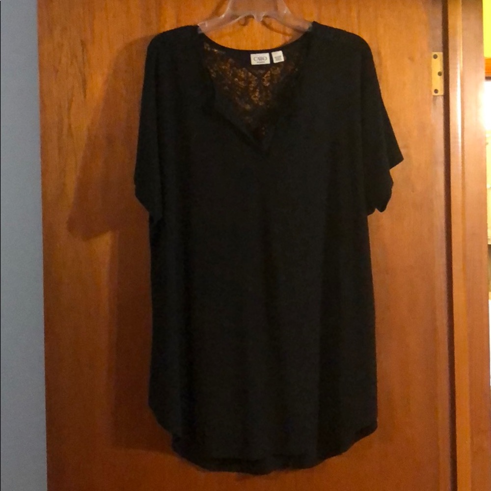 Black tunic shirt